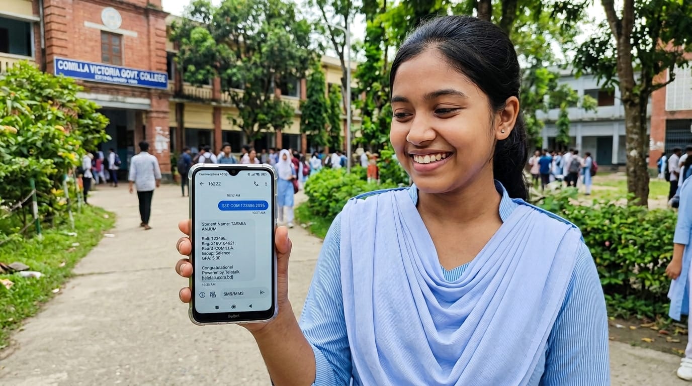 এসএমএসে কুমিল্লা বোর্ড রেজাল্ট 2026
