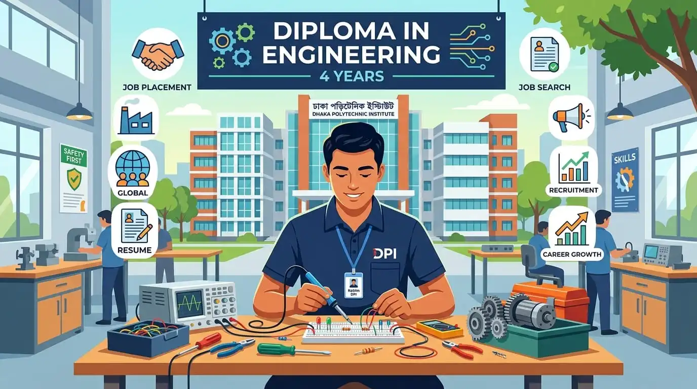 এসএসসির পর ডিপ্লোমা ইন ইঞ্জিনিয়ারিং ভর্তি ২০২৬